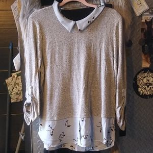 Long sleeve blouse